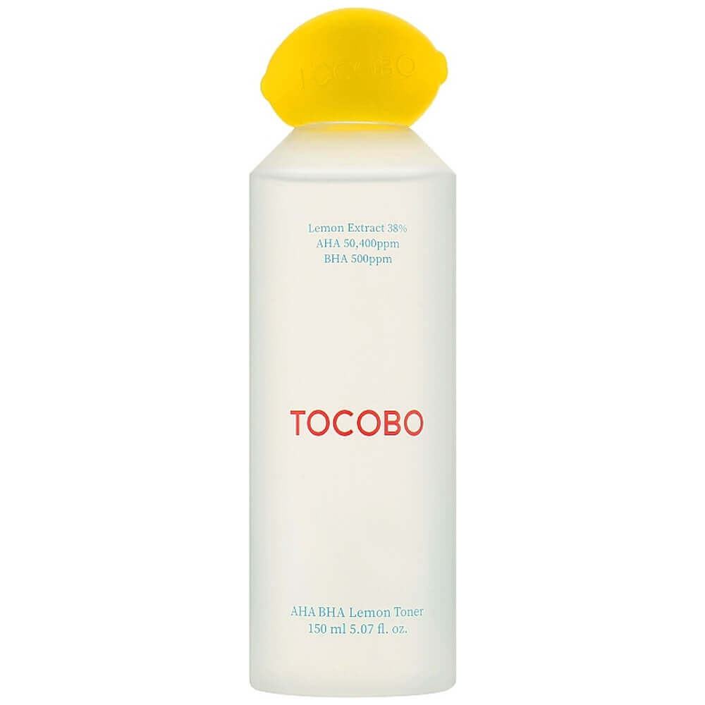 Отшелушивающий тоник с кислотами и лимоном Tocobo AHA BHA Lemon Toner