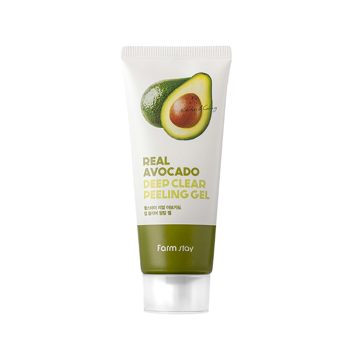 [1+1] Farmstay Real Avocado Deep Clear Пилинг-гель