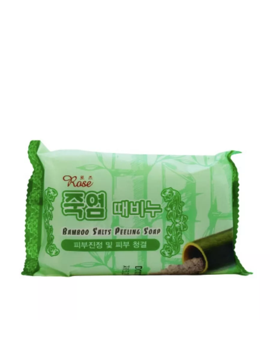 Rose Bamboo Salts Peeling Soap / Мыло-пилинг с солью бамбука