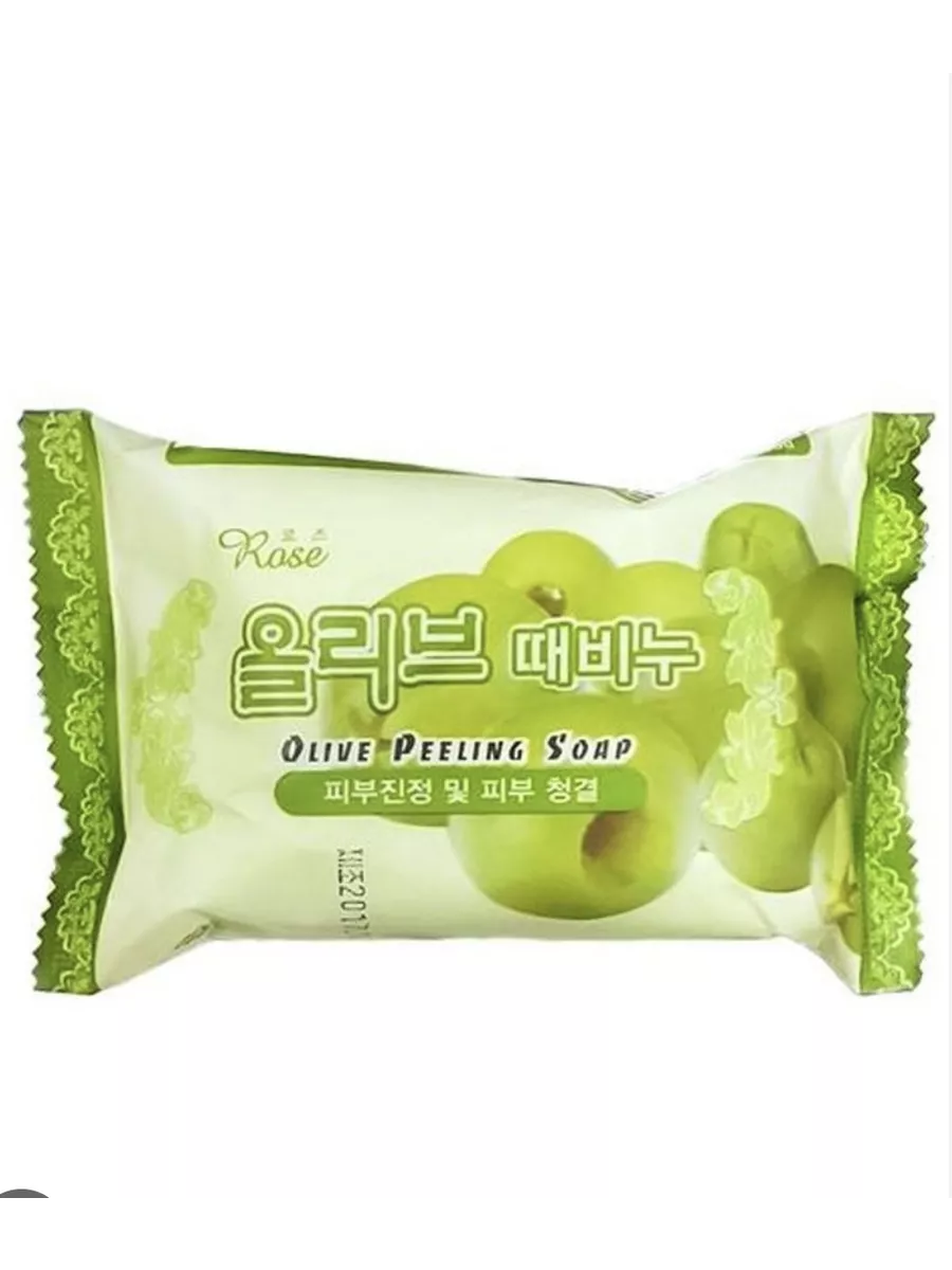 Мыло-пилинг с экстрактом оливой Rose Olive Peeling Soap