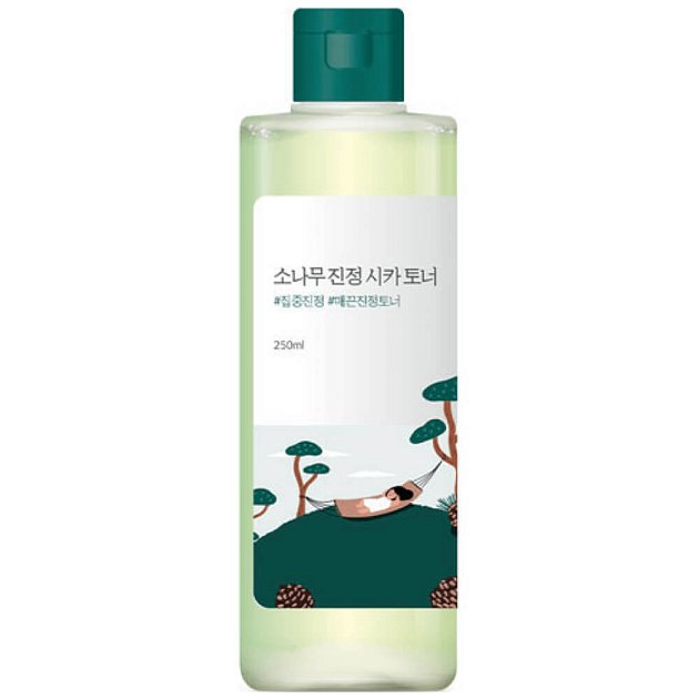 Тоник с экстрактами сосны и центеллы для проблемной кожи Round Lab Pine Calming Cica Toner