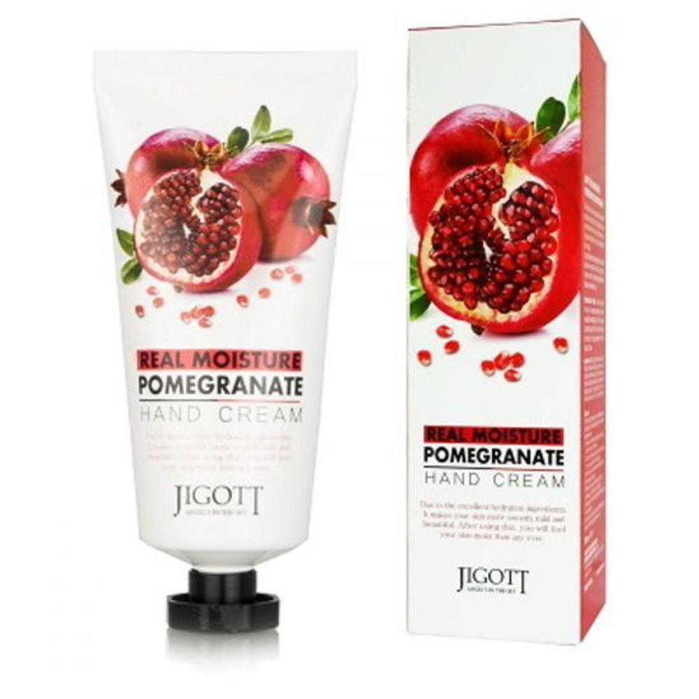 Крем для рук с экстрактом граната Jigott Real Moisture Pomegranate Hand Cream