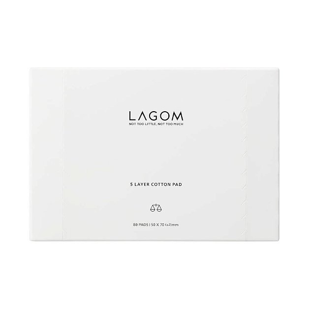 Пятислойные хлопковые диски Lagom 5 Layer Cotton Pad