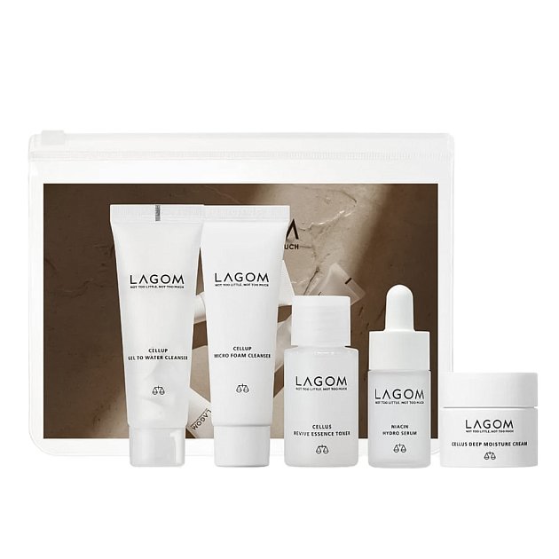 Набор миниатюр для глубокого увлажнения Lagom Travel Kit