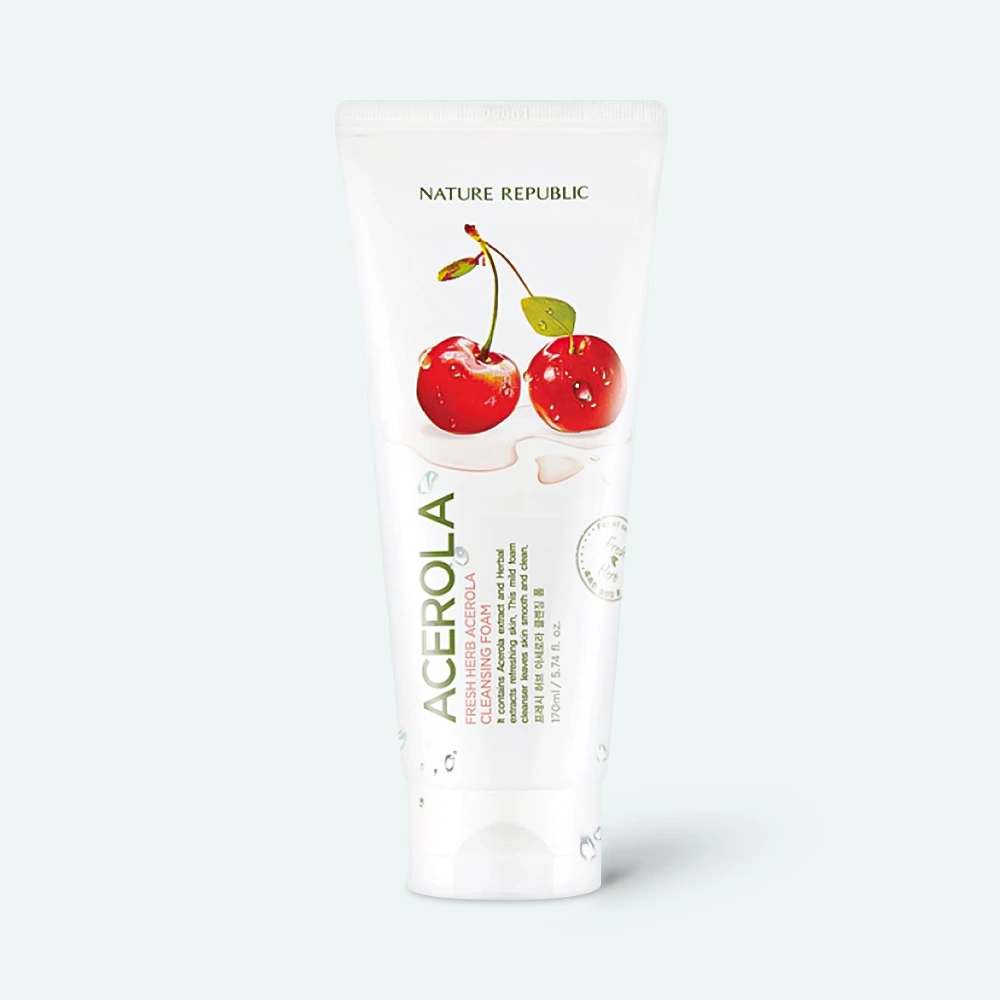 Пенка Nature Republic Fresh Herb Acerola Cleansing Foam
