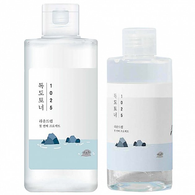 Отшелушивающий тоник с морской водой Round Lab 1025 Dokdo Toner 100 мл