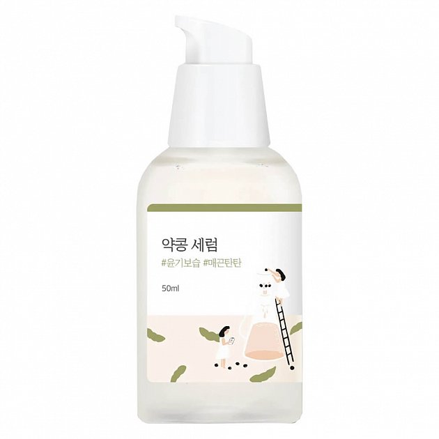 Питательная сыворотка с чёрной соей и комплексом витаминов B Round Lab Soybean Serum