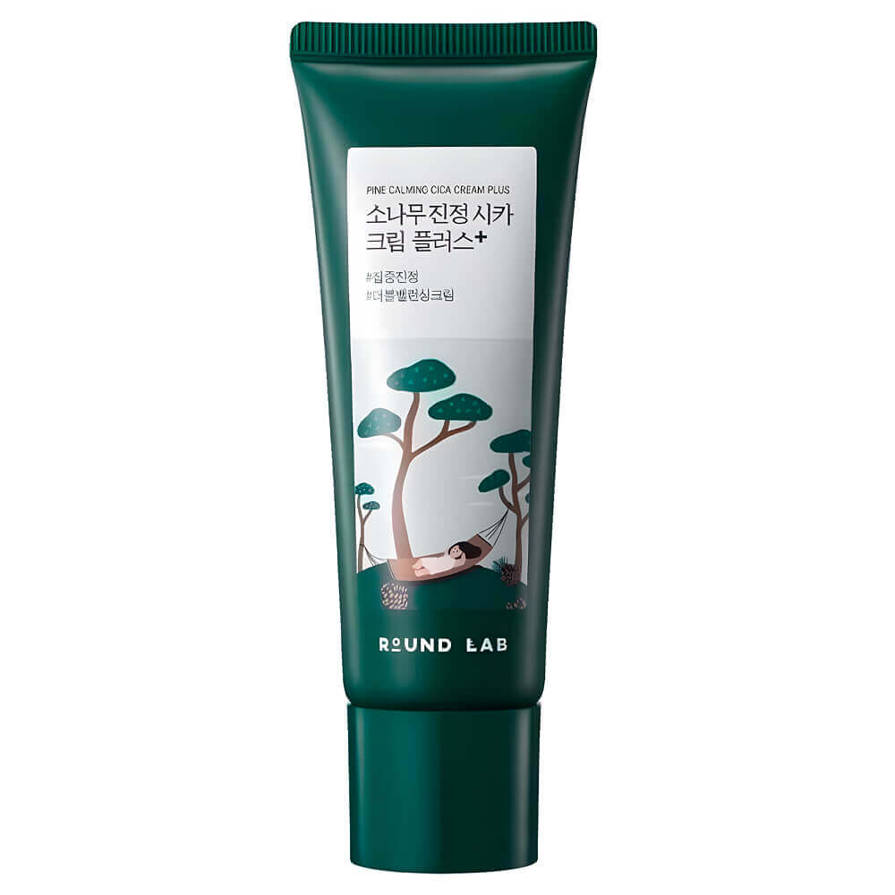 Двойной крем с экстрактом центеллы для проблемной кожи Round Lab Pine Calming Cica Cream Plus