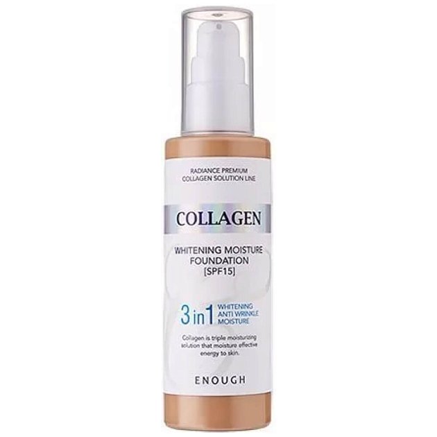 Тональный крем с коллагеном Enough Collagen Whitening Moisture Foundation SPF 15 - тон 13 (Б)