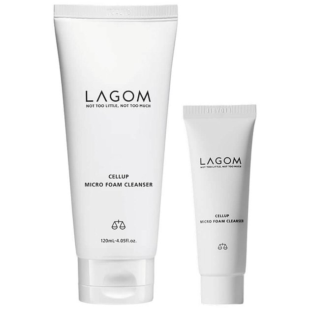 Увлажняющая пенка для умывания Lagom Cellup Micro Foam Cleanser 120 мл