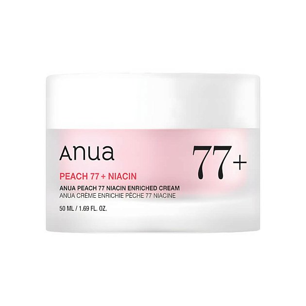 Укрепляющий крем с ниацинамидом и персиком Anua Peach 77 Niacin Enriched Cream
