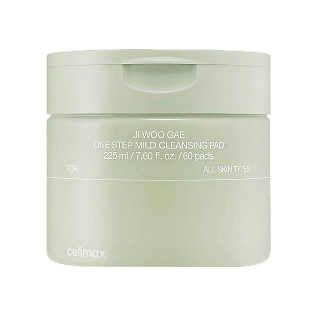 Очищающие пэды для снятия макияжа Celimax Ji Woo Gae One Step Mild Cleansing Pad