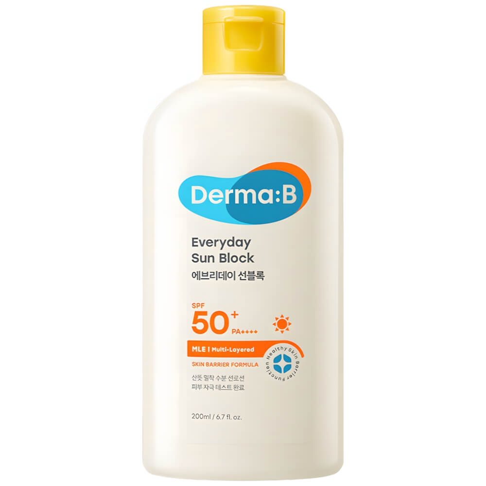 Ламеллярный солнцезащитный лосьон для лица и тела Derma:B Everyday Sun Block SPF50+ PA++++