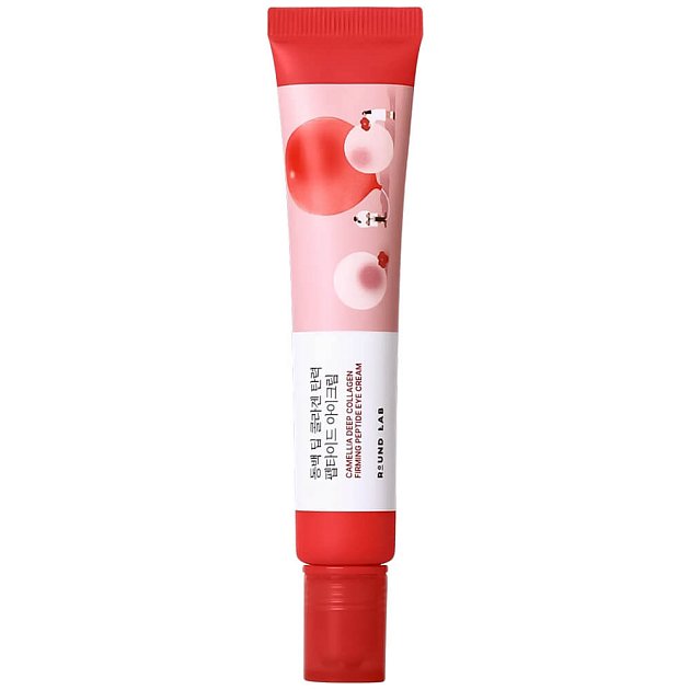 Массажный крем для век с камелией Round Lab Camellia Deep Eye Cream