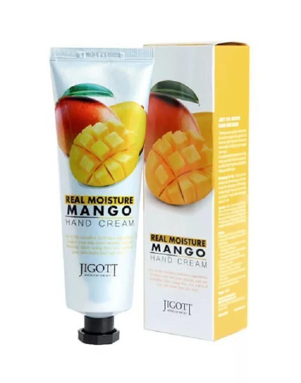 Jigott Крем для рук с экстрактом манго Real Moisture Mango Hand Cream