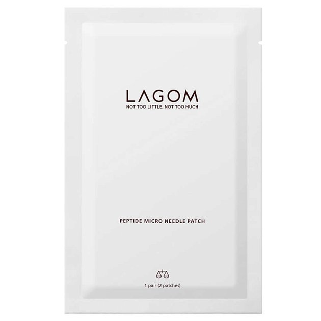Пептидные патчи с микроиглами от морщин под глазами Lagom Peptide Micro Needle Patch