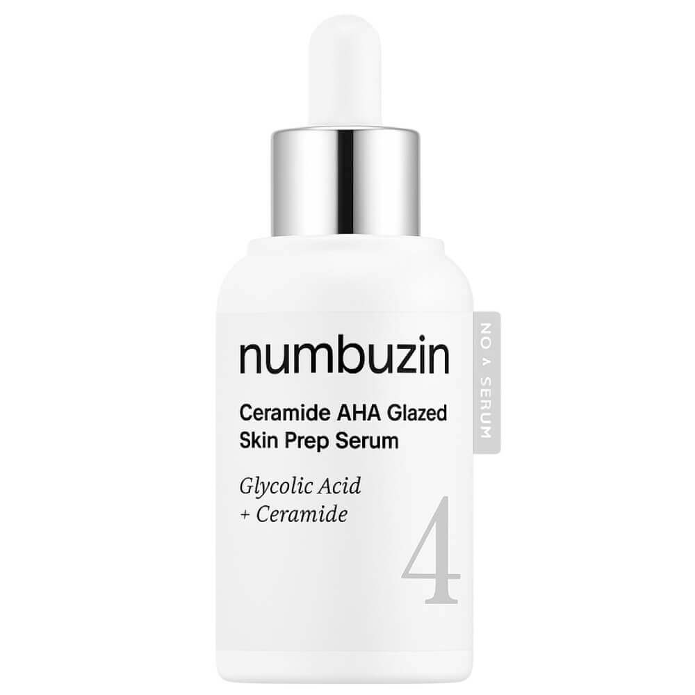Обновляющая сыворотка с кислотами numbuzin No.4 Ceramide AHA Glazed Skin Prep 30 мл
