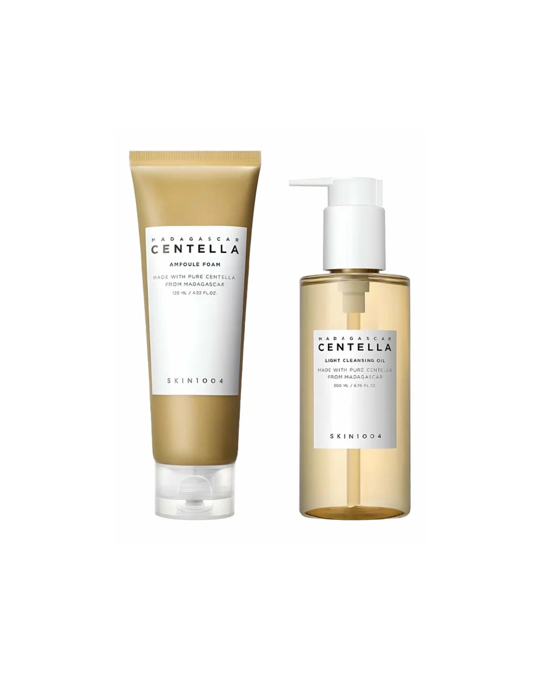 Набор средств для очищения кожи SKIN1004 (гидрофильное масло+пенка) Madagascar Centella Double Cleansing Duo
